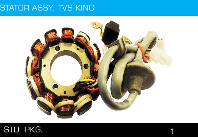 STATOR ASSY TVS KING